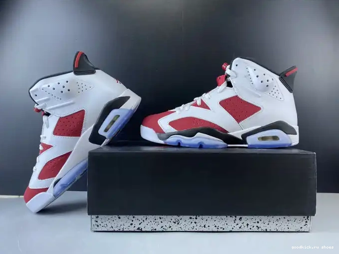 Cheap AIR 'CARMINE' RETRO 2014 384664-160 JORDAN 6 0527